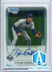 2011 Bowman Draft Chrome Prospects Tyler Goeddel #BCAP-TG Auto